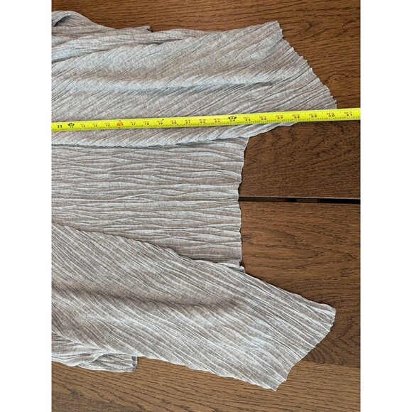 Eileen Fisher Lightweight Pleated Open Front Cardigan Women’s Size XL Gray - Picture 11 of 11